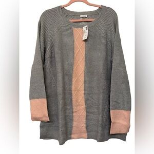 Avenue Lurex Color Blocked Sweater 14/16